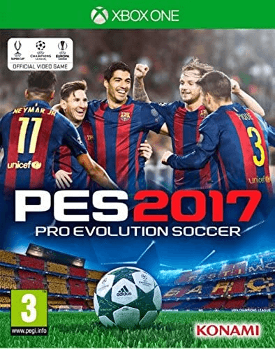 Pro Evolution Soccer 2017 box art for Xbox One